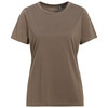Damen T-Shirt im Basic-Look dunkelbeige