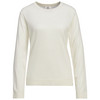 Damen Merino-Langarmshirt creme