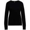 Damen Merino-Langarmshirt schwarz