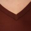 Damen Merino-Langarmshirt mit V-Ausschnitt