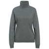Damen Merino-Pullover mit Rollkragen dunkelgrau