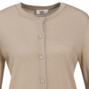 Damen Merino-Strickjacke in Unifarben