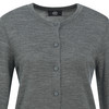Damen Merino-Strickjacke in Unifarben