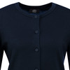 Damen Merino-Strickjacke in Unifarben