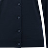 Damen Merino-Strickjacke in Unifarben
