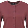 Damen Merino-Strickjacke in Unifarben
