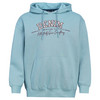 Herren Sweat-Hoodie mit Print hellblau