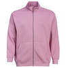 Herren Sweatjacke mit Stehkragen altrosa