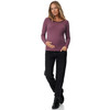 Damen Umstands-Langarmshirt im Ringel-Look