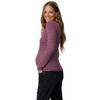 Damen Umstands-Langarmshirt im Ringel-Look