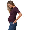 2 Damen Umstands-T-Shirts mit Stillfunktion