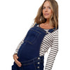 Damen Umstands-Latzhose in Denim-Optik