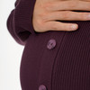 Damen Umstands-Strickkleid mit Knopfleiste