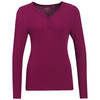 Damen Schlafshirt mit Rippstruktur
