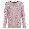 Damen Schlafshirt mit Blumen-Allover