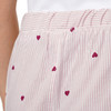 Damen Seersucker-Schlafhose mit Streifen