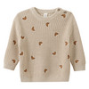 Baby Strickpullover mit Stickerei