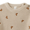 Baby Strickpullover mit Stickerei