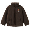 Kinder Teddyjacke mit Dackel-Stickerei