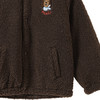 Kinder Teddyjacke mit Dackel-Stickerei