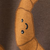 Kinder Sweatshirt mit Crossaint-Print