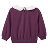Mädchen Sweatshirt mit Bubikragen