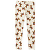 Kinder Leggings mit Rippstruktur creme