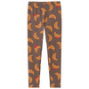 Kinder Leggings mit Rippstruktur dunkelbraun