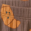 Kinder Leggings mit Rippstruktur