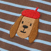 2 Kinder Langarmshirts mit Dackel-Motiven