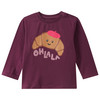 2 Baby Langarmshirts mit Crossaint-Motiven