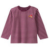 2 Baby Langarmshirts mit Crossaint-Motiven