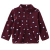 Baby Fleecejacke mit Leo-Muster