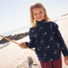 Mädchen Fleecejacke mit Blumen