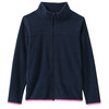 Mädchen Fleecejacke mit Stehkragen