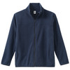 Jungen Fleecejacke mit Stehkragen dunkelblau