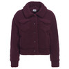 Damen Teddyjacke mit Knopfleiste