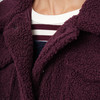 Damen Teddyjacke mit Knopfleiste