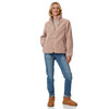 Damen Teddyjacke mit Reißverschluss