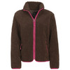 Damen Teddyjacke mit Reißverschluss