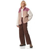 Damen Teddyjacke mit Reißverschluss