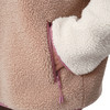 Damen Teddyjacke mit Reißverschluss