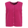 Damen Teddyweste mit Knopfleiste