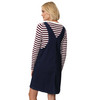 Damen Jeanslatzkleid aus dunklem Denim