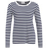 Damen Langarmshirt im Streifen-Look dunkelblau / cremeweiss