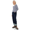 Damen Langarmshirt im Streifen-Look