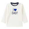 Baby Langarmshirt mit Flock-Print