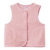 Teddy-gilet voor meisjes met knoopsluiting