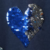 Mädchen Langarmshirt mit Wendepailletten