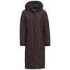 Damen Steppmantel mit Teddy-Details